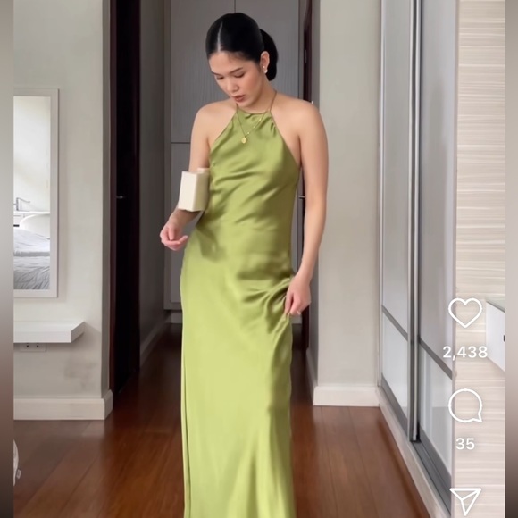 𝗡𝗪𝗧 𝗭𝗮𝗿𝗮 • Satin Strappy Dress - Picture 7 of 11